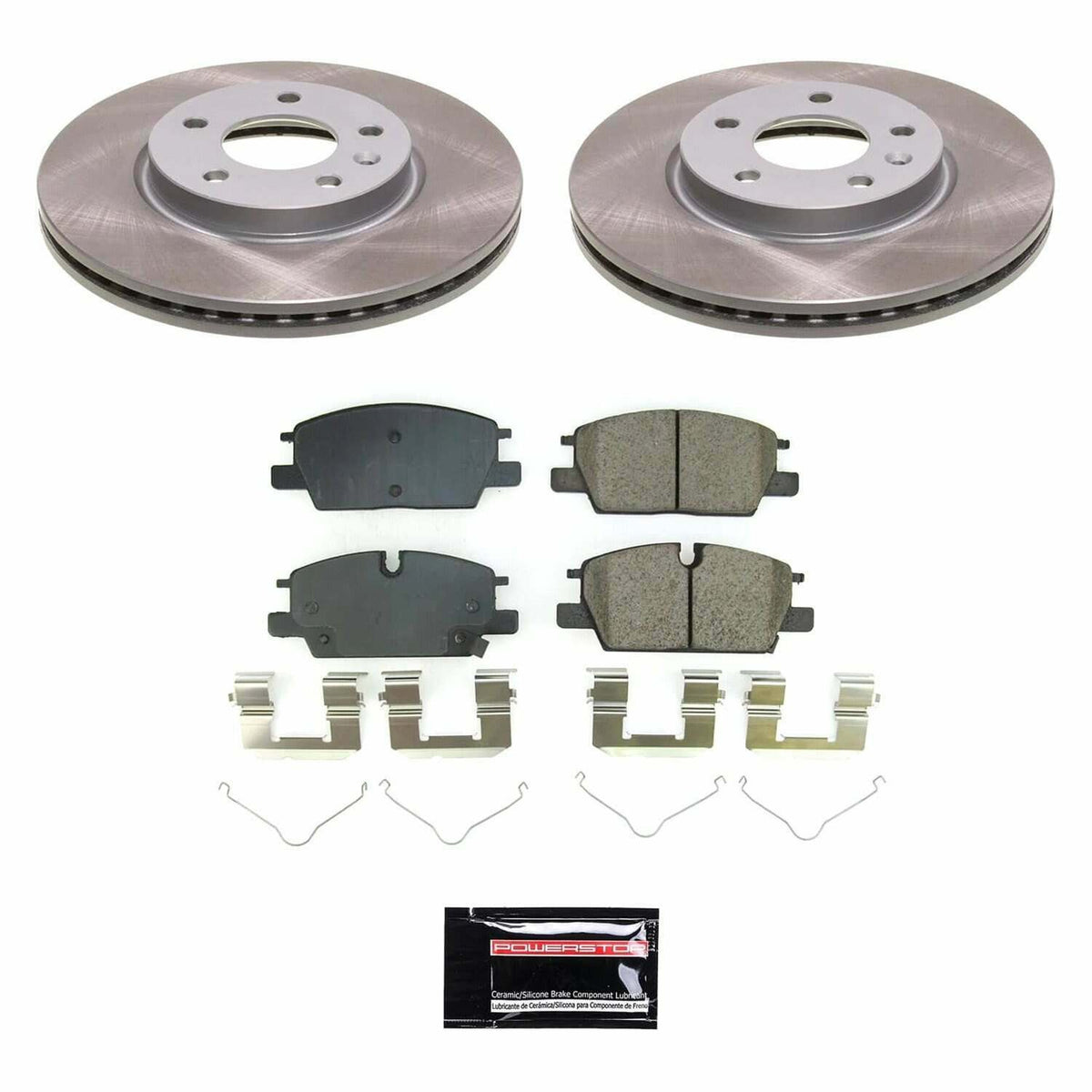Power Stop 2022 GMC Terrain Front Semi-Coated Rotor Kit - SC8738