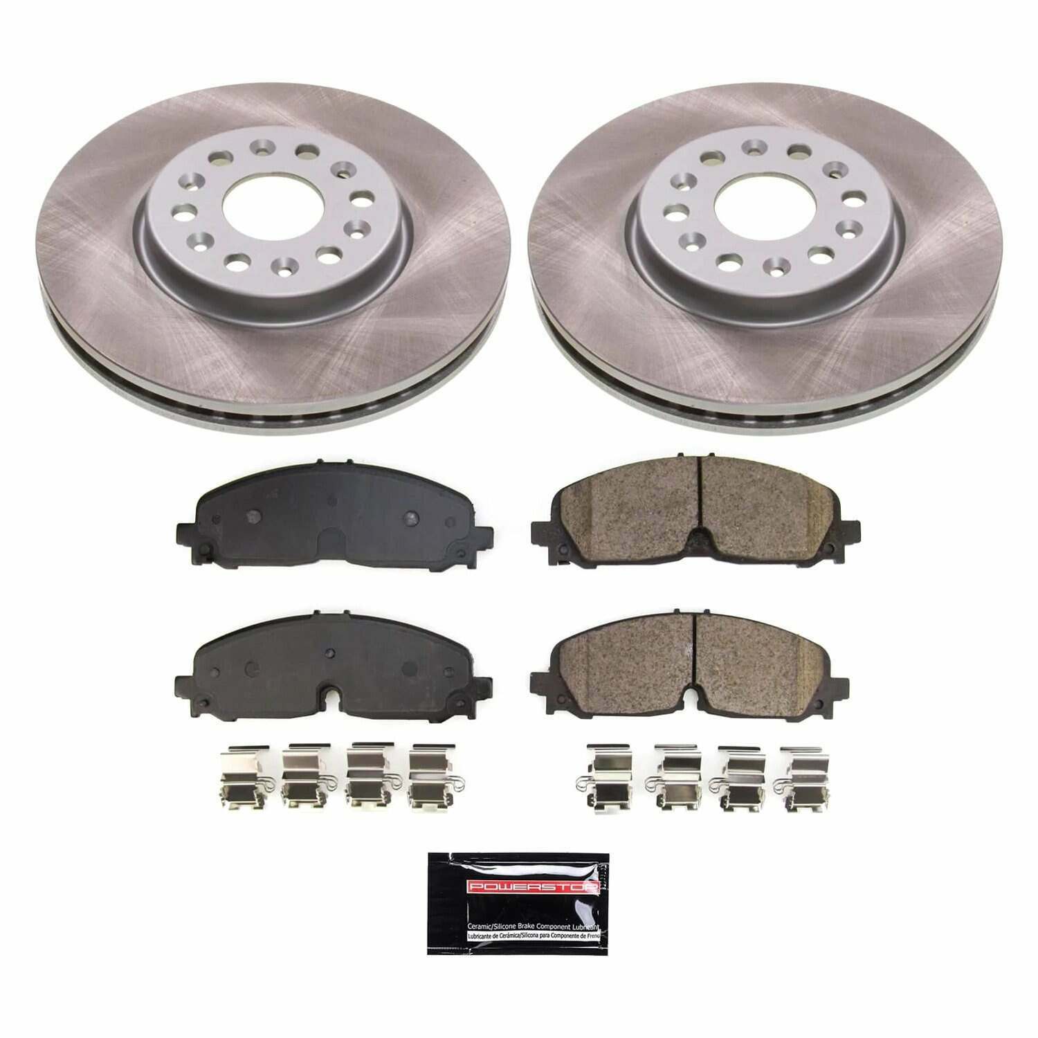 Power Stop 21-22 GMC Acadia Front Semi-Coated Rotor Kit - SC8739