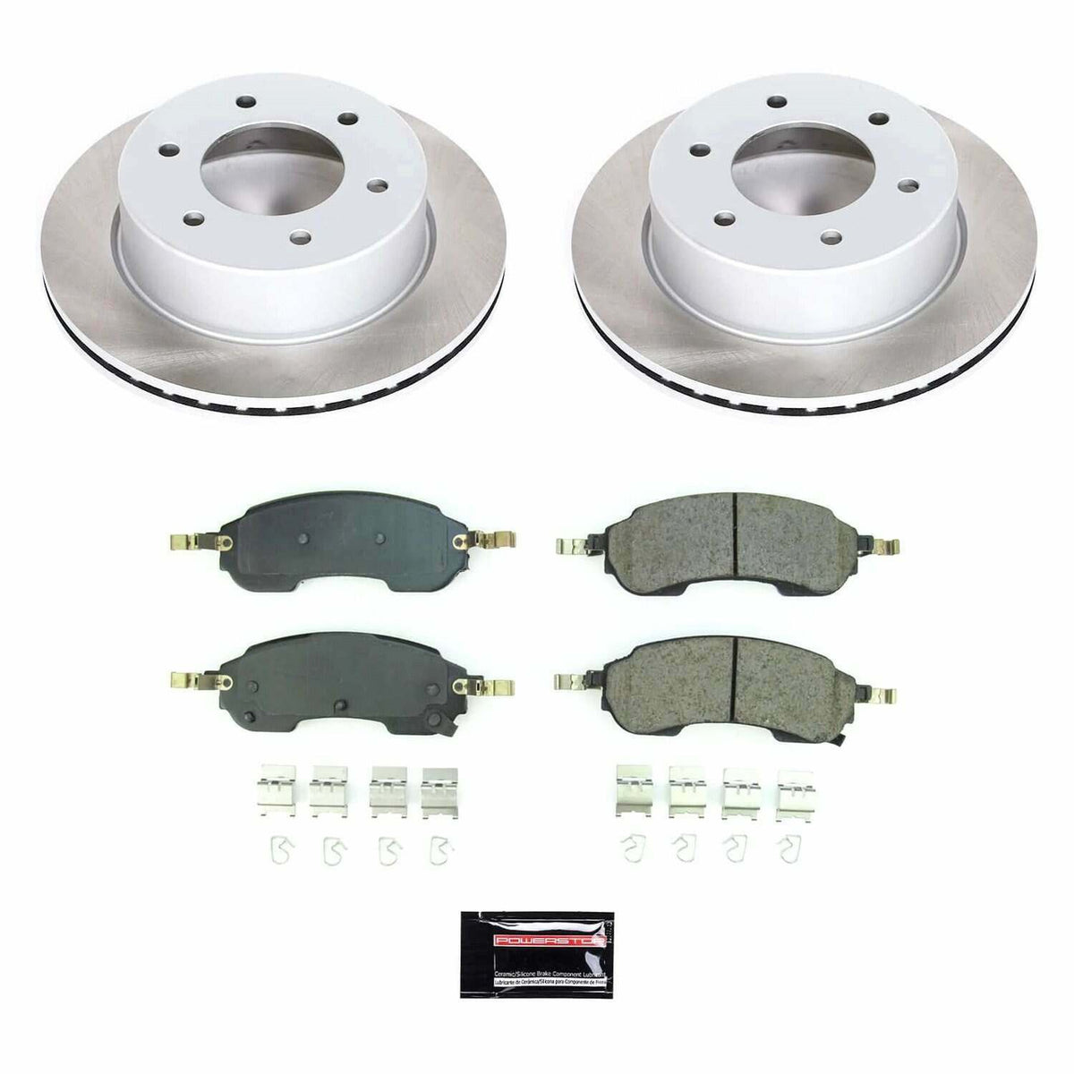 Power Stop 21-23 Ford Bronco Rear Semi-Coated Rotor Kit - SC8763