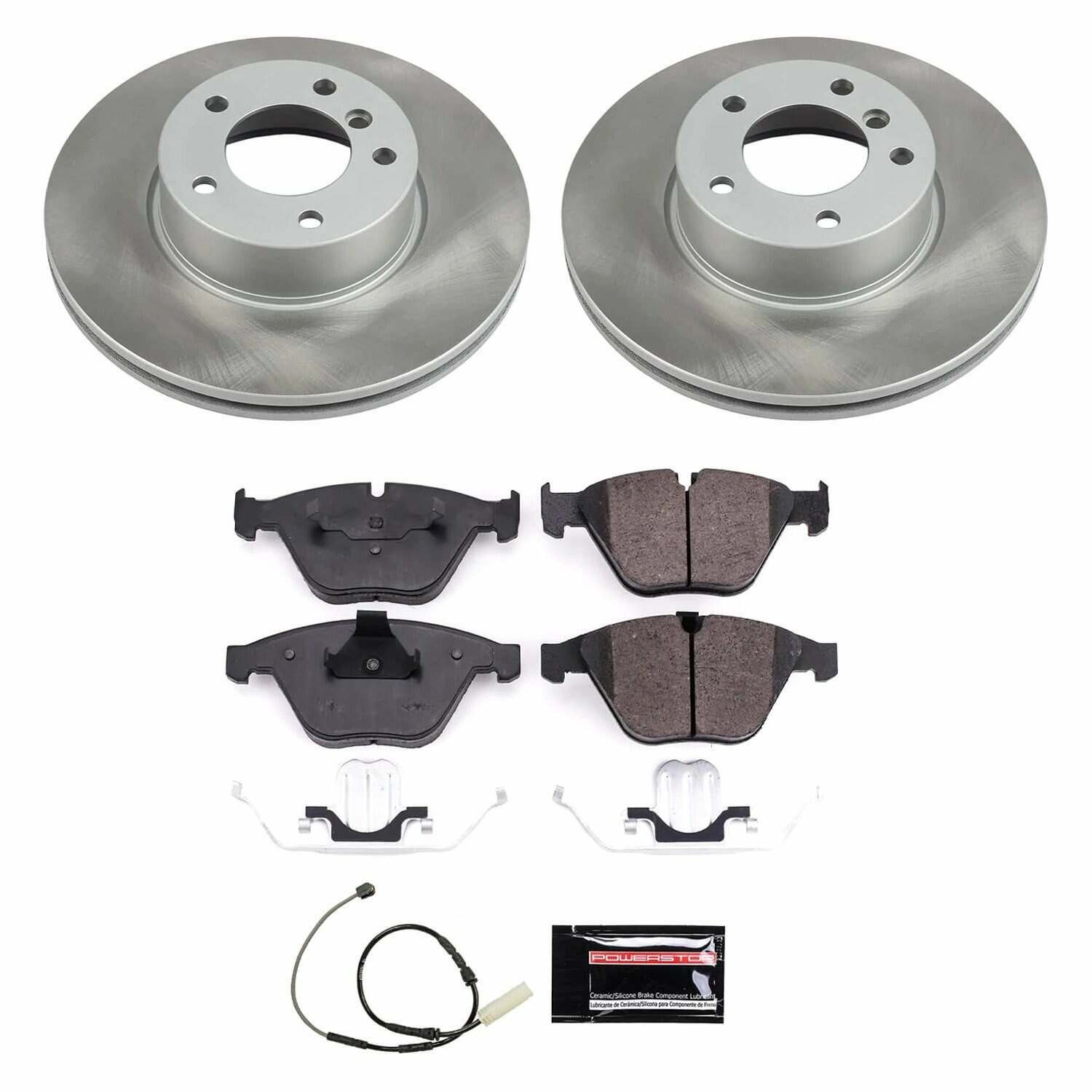 Power Stop 11-13 BMW 328i Front Semi-Coated Rotor Kit - SC8823