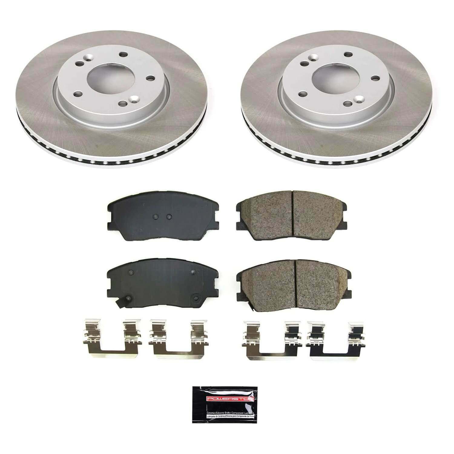 Power Stop 2022 Kia Soul Front Semi-Coated Rotor Kit - SC8921