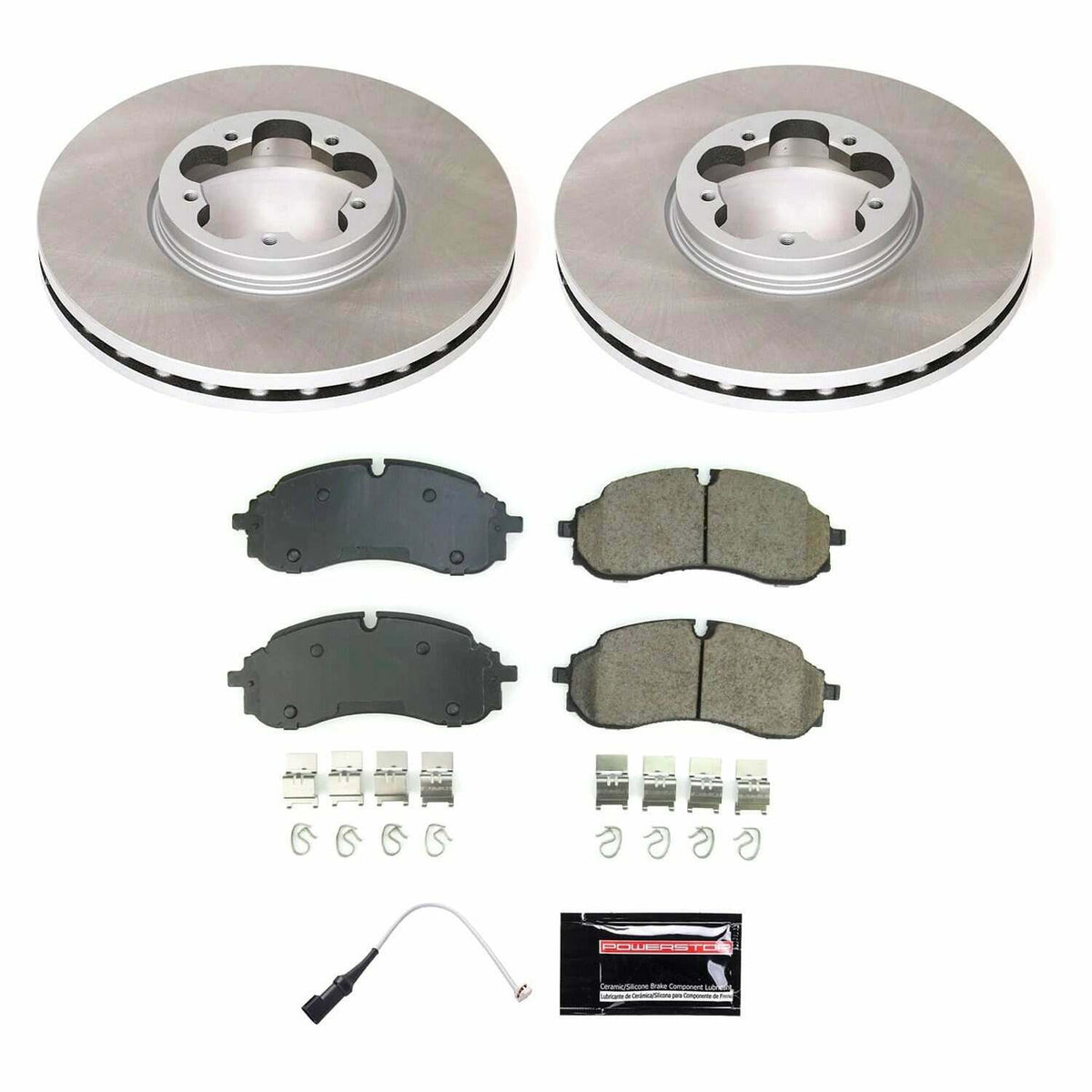 Power Stop 22-23 Ford Transit-350 Front Semi-Coated Rotor Kit - SC8986