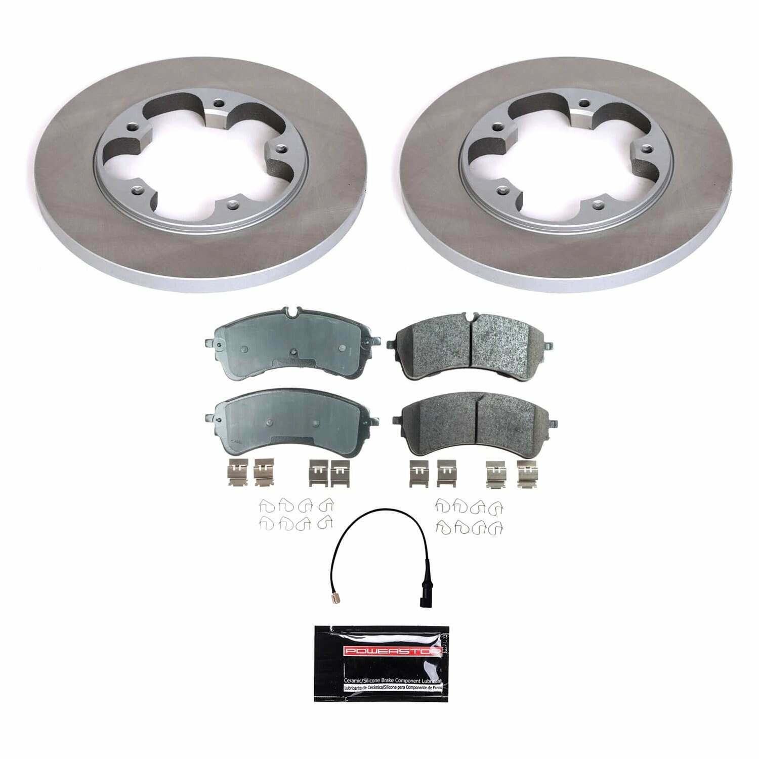 Power Stop 2021 Ford Transit-350 Rear Semi-Coated Rotor Kit - SC9057