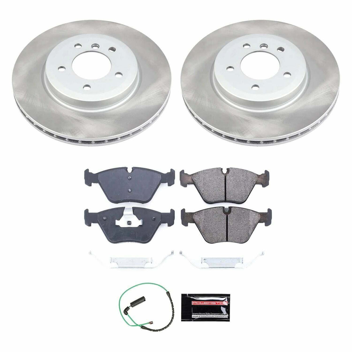 Power Stop 01-05 BMW 330xi Front Semi-Coated Rotor Kit - SC933