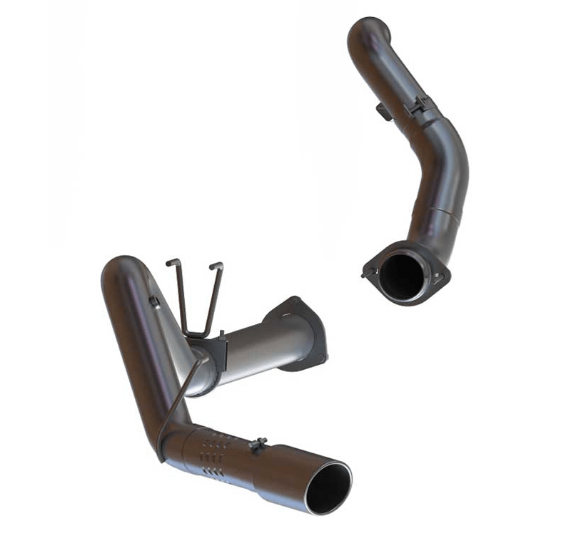 MBRP S6287AL 4" Installer Series Filter-Back Exhaust System 2015-2016 Ford 6.7L Powerstroke (All Cabs & Beds)