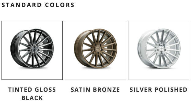 Vossen VFS-2 Hybrid Forged Wheel