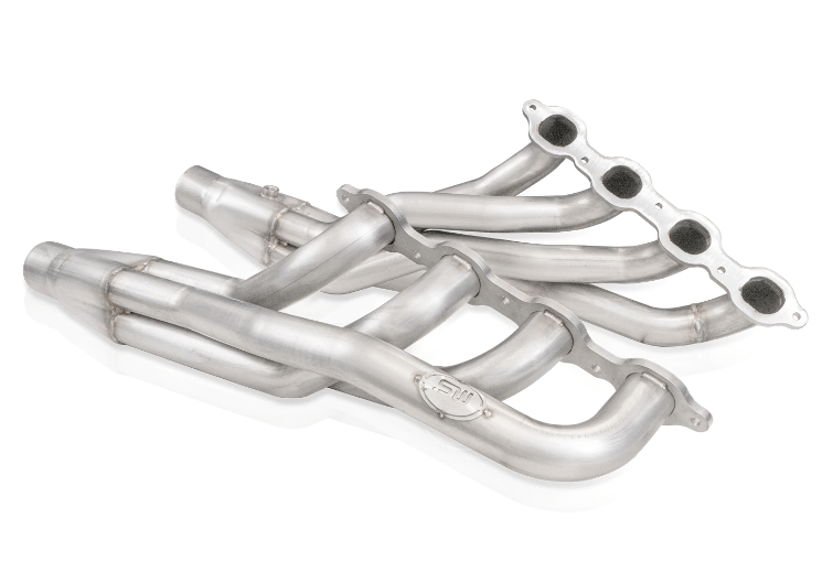 Stainless Works Long Tube Headers Kit - 2" Primaries, High Flow Cats, Factory Connect (2020-2021 Silverado HD 6.6L) - CT220HCAT