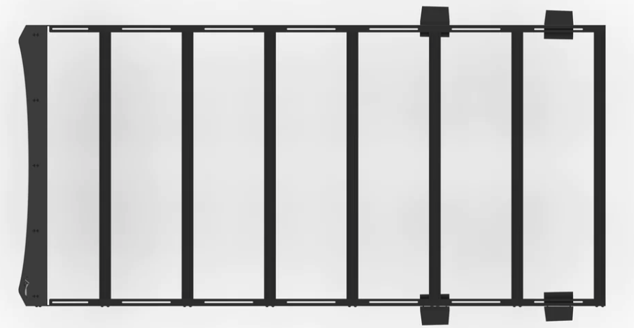 TrailRax Modular Roof Rack (2021-2025 Bronco 4-Door) TR-FB-4D-MRR
