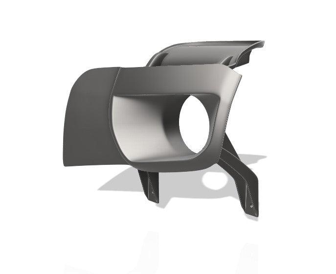 Lenz Composites ABS Headlight Intake Duct (2010-2013 Camaro / 2012-2015 ZL1)