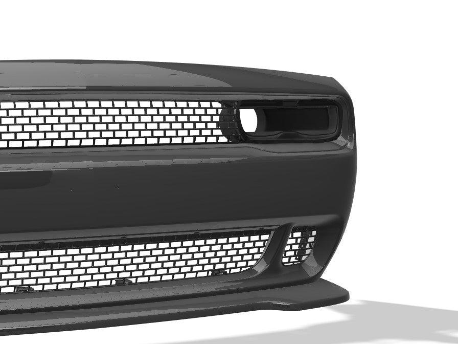 Lenz Composites ABS Headlight Intake Duct (2015-2023 Dodge Challenger)