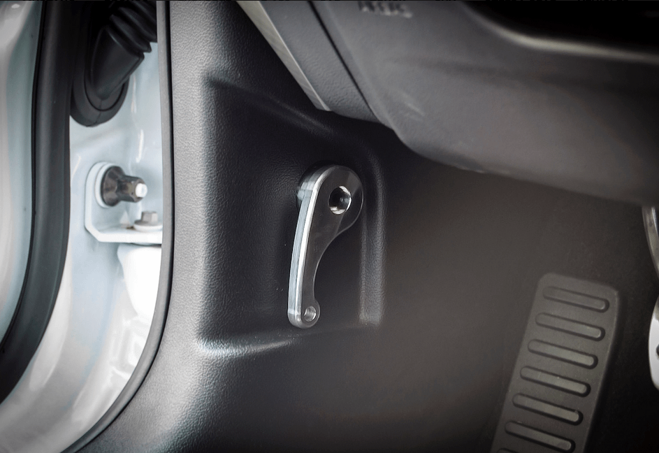 Steeda Hood Latch Release Lever Plain Billet (2015-2023 Mustangs) - 555-1248