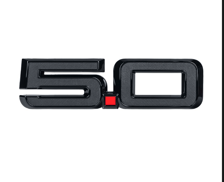 Ford Black / Black with Red Dot Fender Emblem (2026 Mustang GT) - PR3Z-16228-C