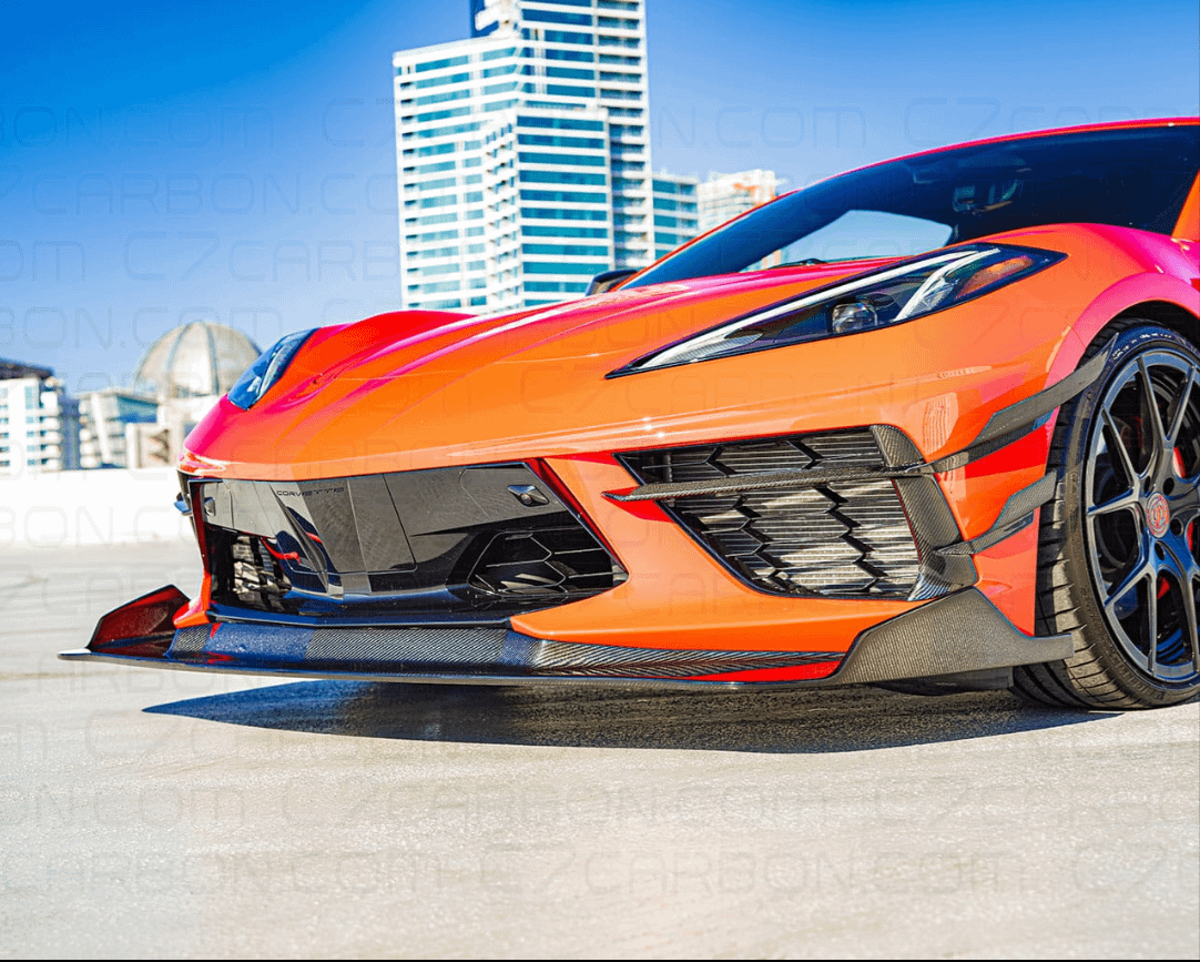 C7 Carbon C8-5F-1 Carbon Fiber Race Edition Canards (2020 Corvette C8)