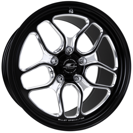 Billet Specialties WIN LITE Black 15X10 6.50" BS 61 BP - BRS22510L6165