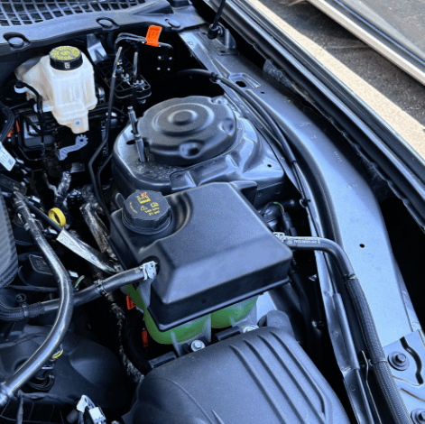 JLT Coolant Tank Cover (2024-2026 Mustang) - JLTCTC-FM-24