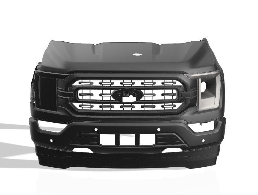Lenz Composites ABS Headlight Intake Duct (2021-2023 Ford F-150)
