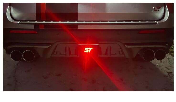 Optimuz Design Hitch Cover - Running LED ST Logo Cutout Style (2020-2025 Ford Explorer ST / 2025+ Explorer Platinum)
