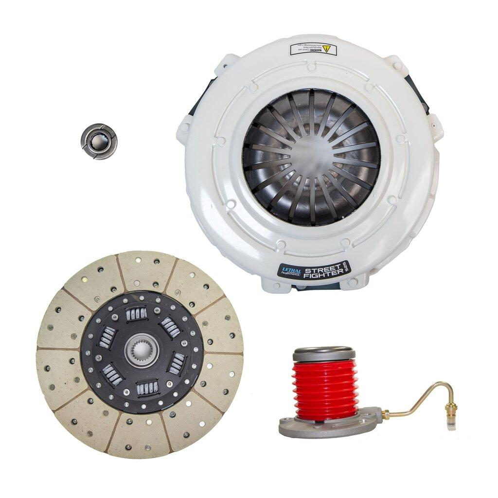 Street Fighter 525 Single Disc Clutch Kit With Throwout Bearing - 26 Spline, 525TQ (1996-2004 Mustang V8 w/Upgraded Shaft 11")