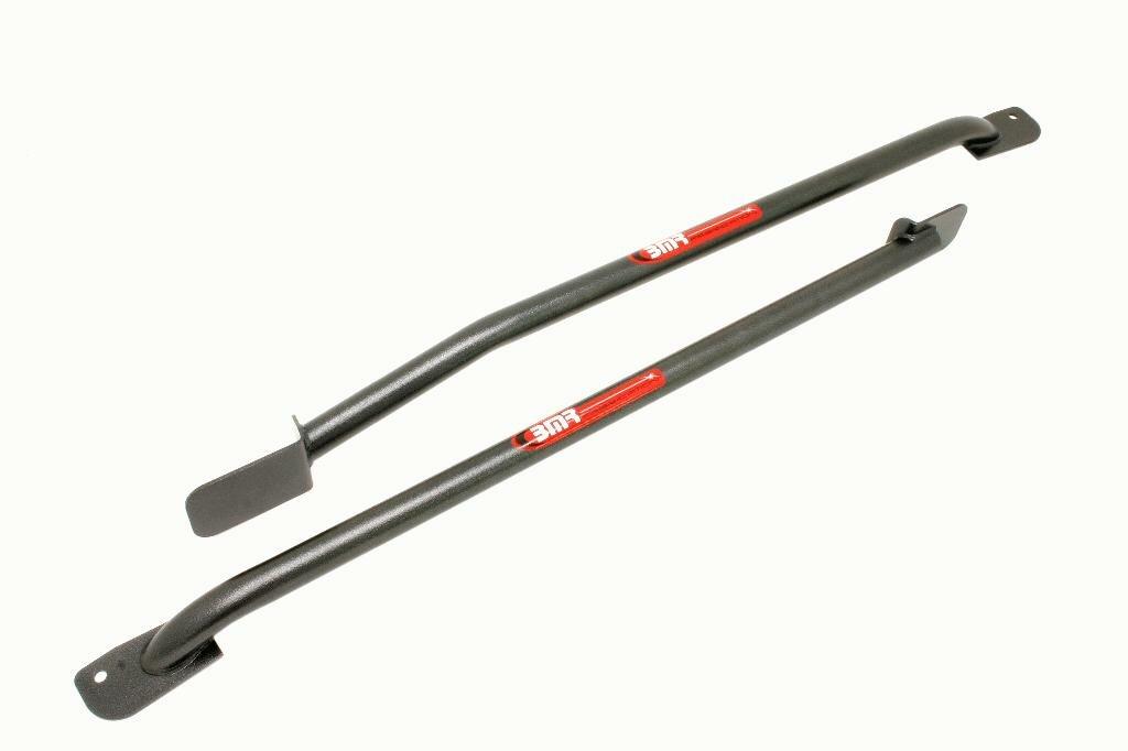 BMR SFC004H 1993-2002 4th Gen F-Body Subframe Connectors, Weld-on, Tubular, Non-convertible Only (Black Hammertone)