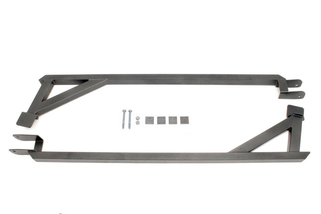 BMR SFC008H 1982-1992 3rd Gen F-Body Subframe Connectors, Weld-on, Boxed, Inside Frame Exhaust (Black Hammertone)