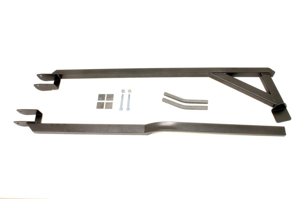 BMR SFC009H 1982-1992 3rd Gen F-Body Subframe Connectors, Weld-on, Boxed, Outside Frame Exhaust (Black Hammertone)