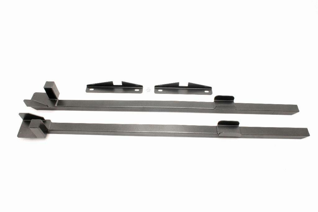 BMR SFC010H 1979-1993 Fox Mustang Subframe Connectors, Weld-on, Boxed, Hardtop Only (Black Hammertone)