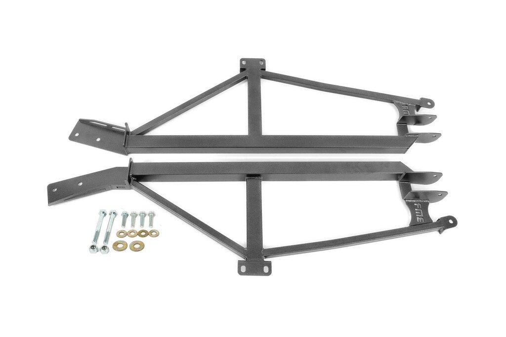 BMR SFC020H 1993-2002 4th Gen F-Body Subframe Connector, Weld-in, 4-point, Non-convertible Only (Black Hammertone)