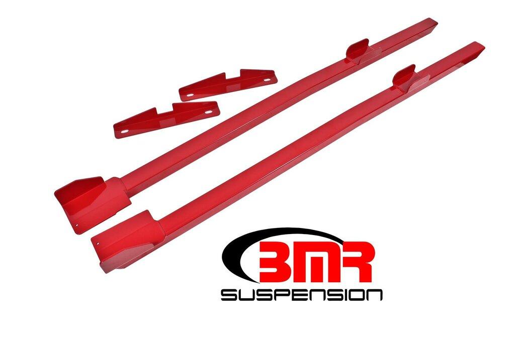 BMR SFC025R 1994-2004 SN95 Mustang Subframe Connectors, Weld-on, Boxed, Premium, Hardtop Only  (Red)