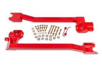 BMR Bolt-On Subframe Connector - Red (1974-1981 Chevrolet Camaro /1974-1981 Pontiac Firebird) - SFC321R
