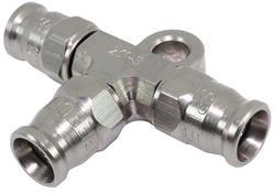 SpeedFlow -3 HOSE END TEE WITH BRACKET - SF-261-03-S