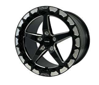 VMS Racing V-Star Beadlock 17 x 10" Rear Street Drag Race Wheel (2010-2023 Camaro / 08-09 Pontiac G8 GT / 14-17 Chevy SS / 08-14 CTS-V / 06-13 C6 Z06 & GS) - VWST081