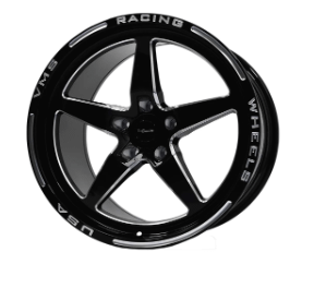 VMS Racing V-Star Drag Racing Wheel - 18x9.5 5x120 (5x4.75) 40 Offset (6.75" Backspacing) - VWST044