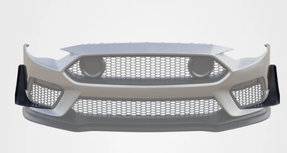 Triple Seven Mach 1 Carbon Fiber Canards (2015-2023 Mustang GT/EcoBoost)