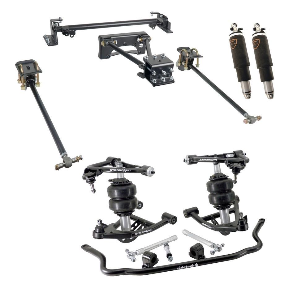 Ridetech TQ Air Suspension System For 1982-2003 S10, S15 And Sonoma W/ 8.5" Differential. - 11390396