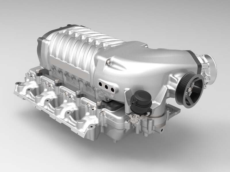 Whipple Superchargers WK-1815-30 Front Feed Gen 6 3.0L Intercooled Supercharger Hot Rod Kit (GM LSX)