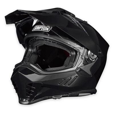 Simpson Racing Motorcycle Xcursion Bandit Helmet - Black - XB22X