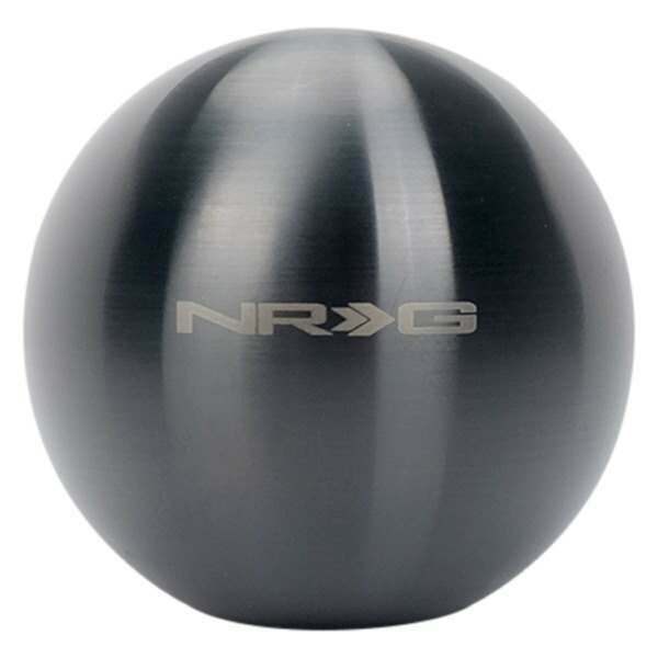 NRG Black Chrome Titanium Round Shifter Heavey Weight - SK-350BC