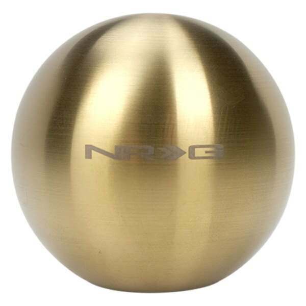 NRG Chrome Gold Titanium Round Shifter Heavey Weight - SK-350GD
