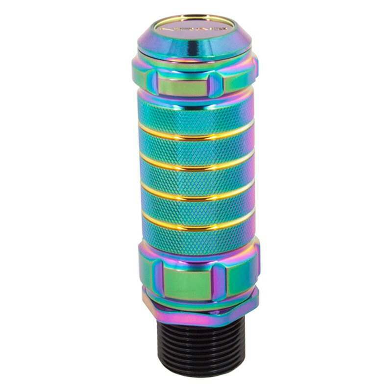 NRG Stealth Adjustable Shift Knob Neochrome for Nissan, Mazda, Toyota M10x1.25 - SK-500MC-1
