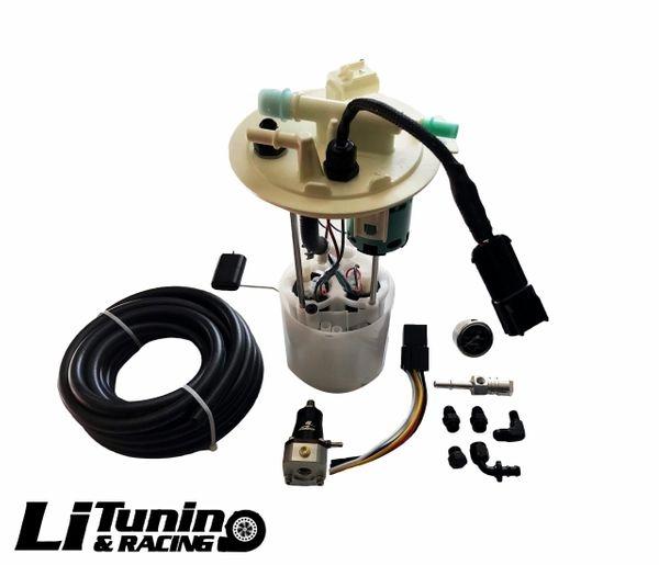 Li Tuning and Racing Return Fuel System - Billet Fuel Rails and Black PTFE (2011-2026 F150) - LTR9766R-4
