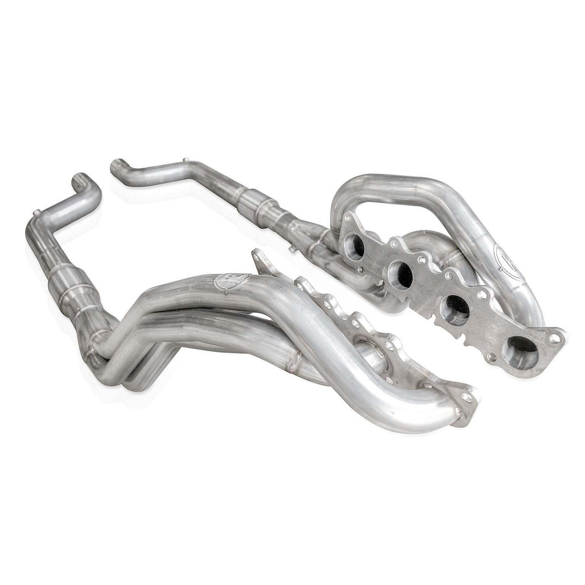 Stainless Power 1-7/8" Long Tube Headers with 3" Catted Lead Pipes (Long Lead System connects to SW, Corsa, and MBRP catbacks) (2015-2026 Mustang GT) - SM24H3CATLG