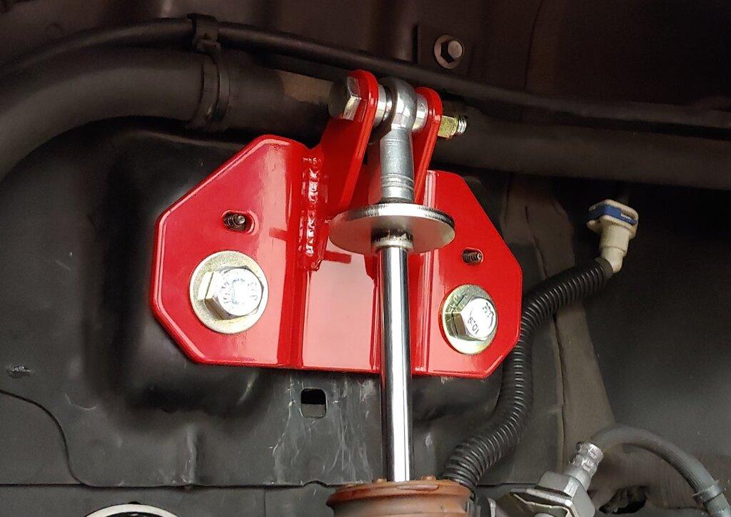 BMR SM760R Upper Shock Mounts - Red (2015-2026 Mustang)