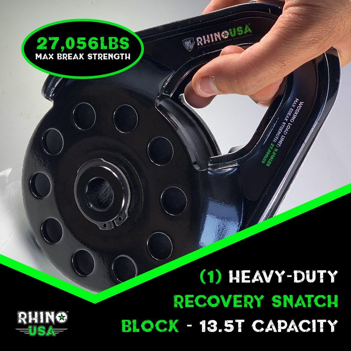 Rhino USA Rhino Usa Snatch Block - RNO-SNTCH-BLCK