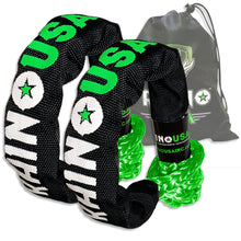 Rhino USA Rhino Usa Synthetic Soft Shackles Green (2-Pack) - SFTSHACK-12-GRN-2