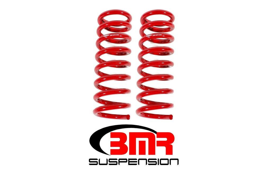 BMR SP013R 1964-1972 A-Body Lowering Springs,Font, 1" Drop (Red)