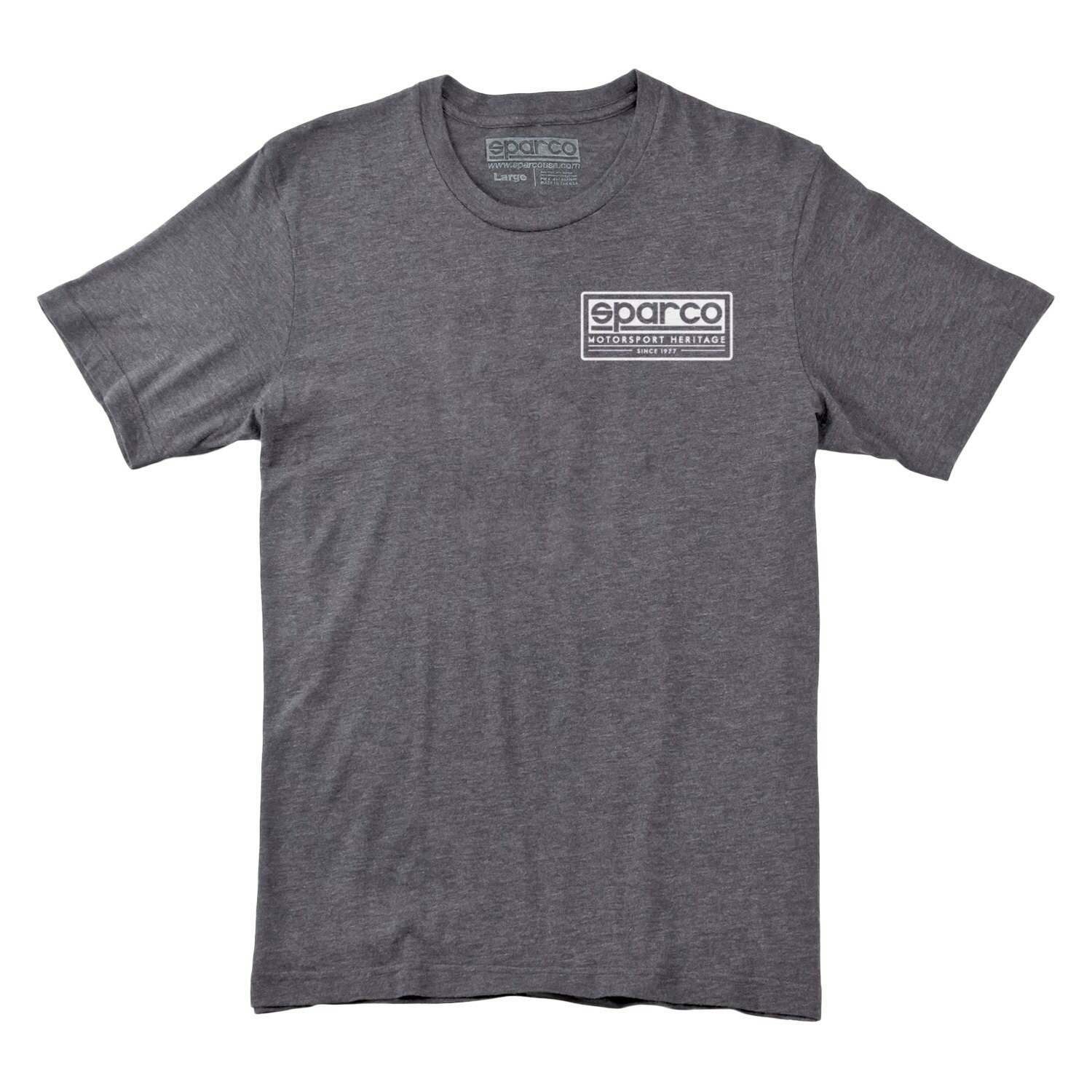 Sparco T-Shirt Heritage Tri Gray XL - SP02350GR4XL