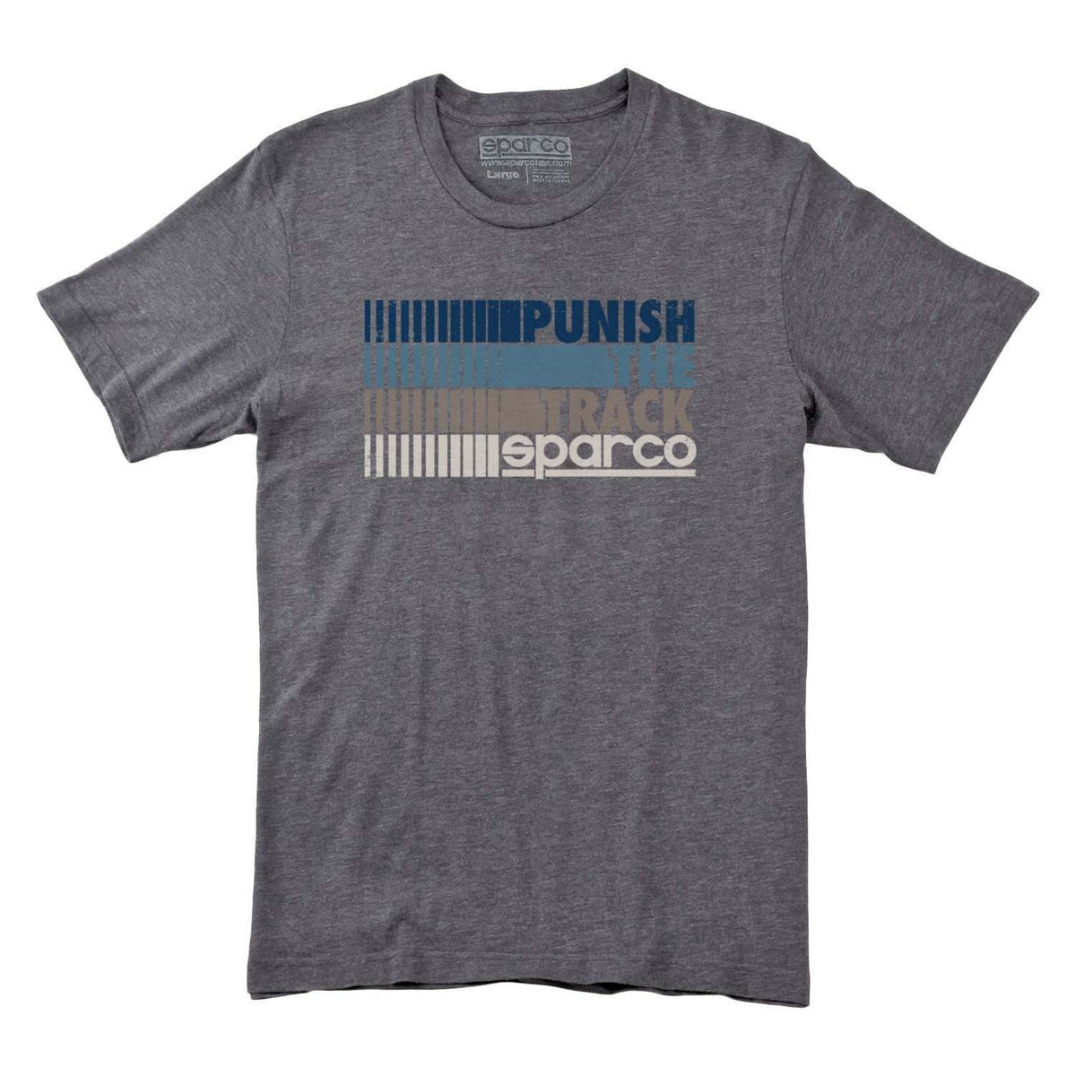 Sparco T-Shirt Punish Gray Medium - SP02700GR2M