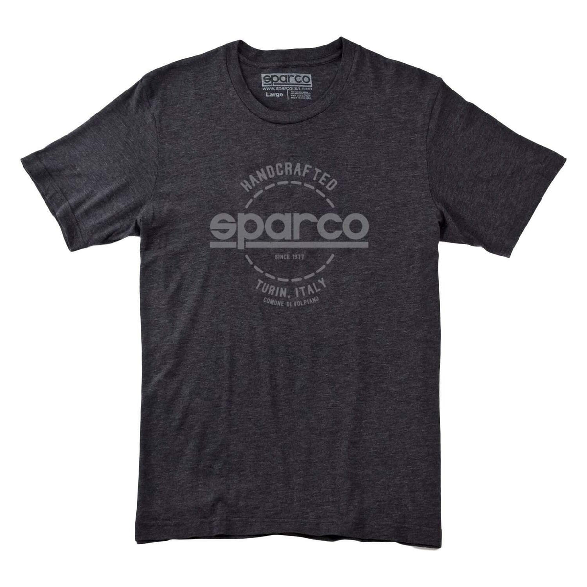Sparco T-Shirt Handcrafted Ch/Gr Medium - SP02800CG2M