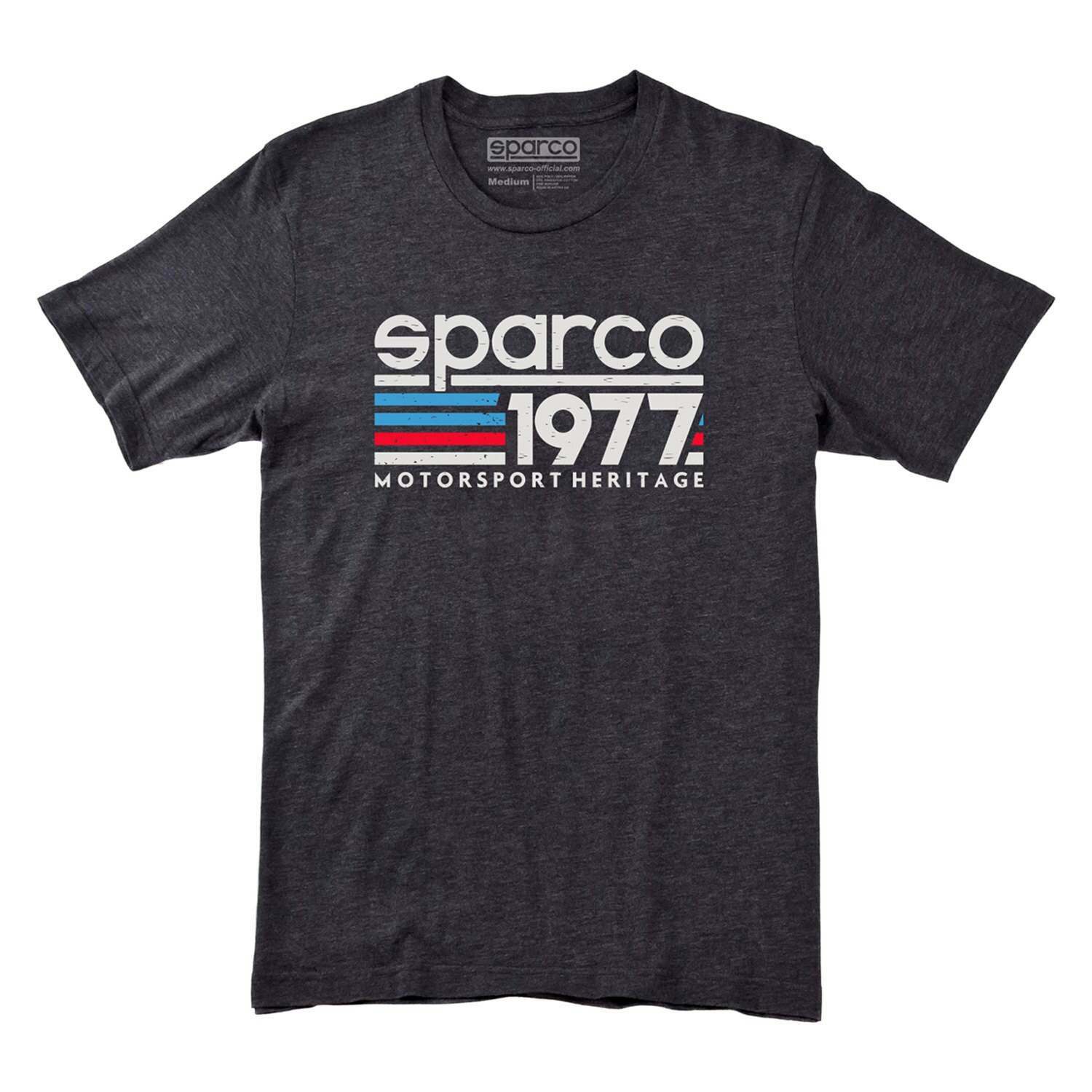 Sparco T-Shirt Vintage 77 Charcoal XXLrg - SP02900CH5XXL