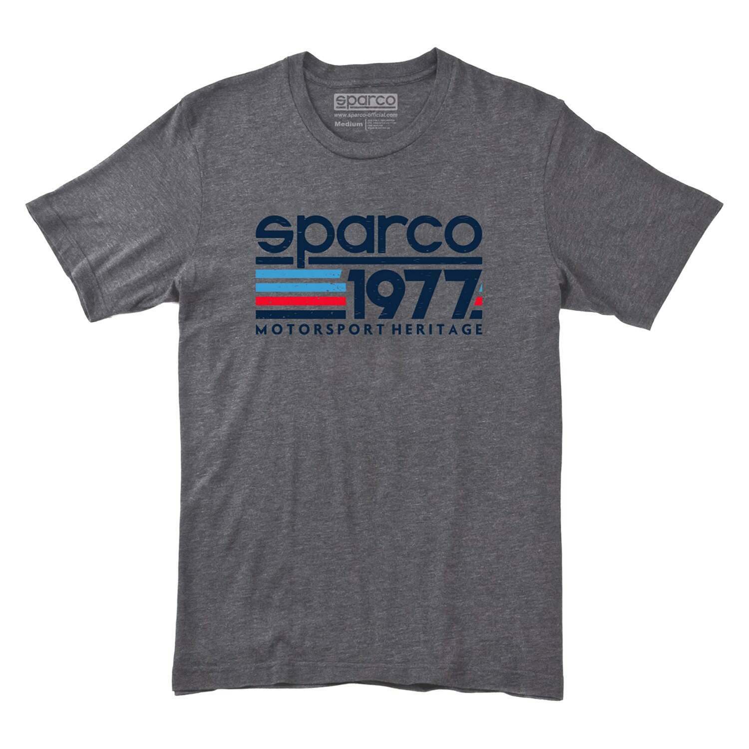 Sparco T-Shirt Vintage 77 Gray Medium - SP02900GR2M